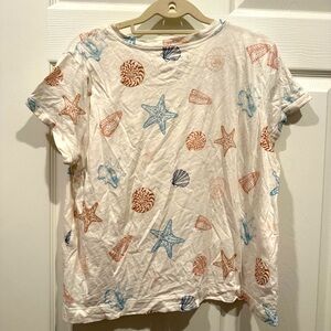 Ann Taylor Loft Seashell t-shirt- LP